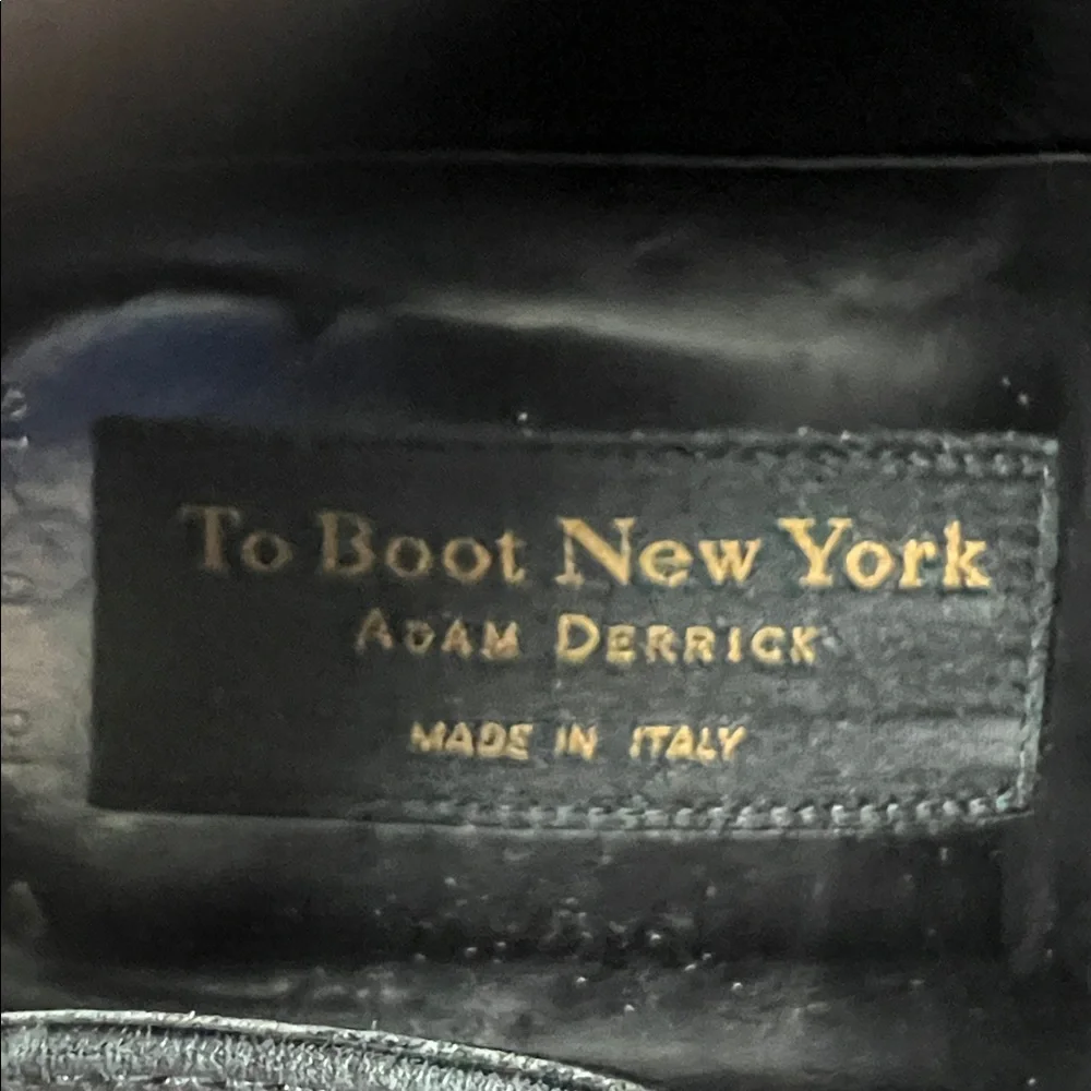 To Boot New York Adam‎ Derrick Black Dress Grant Calf Double Monkstrap, sz 13 =
